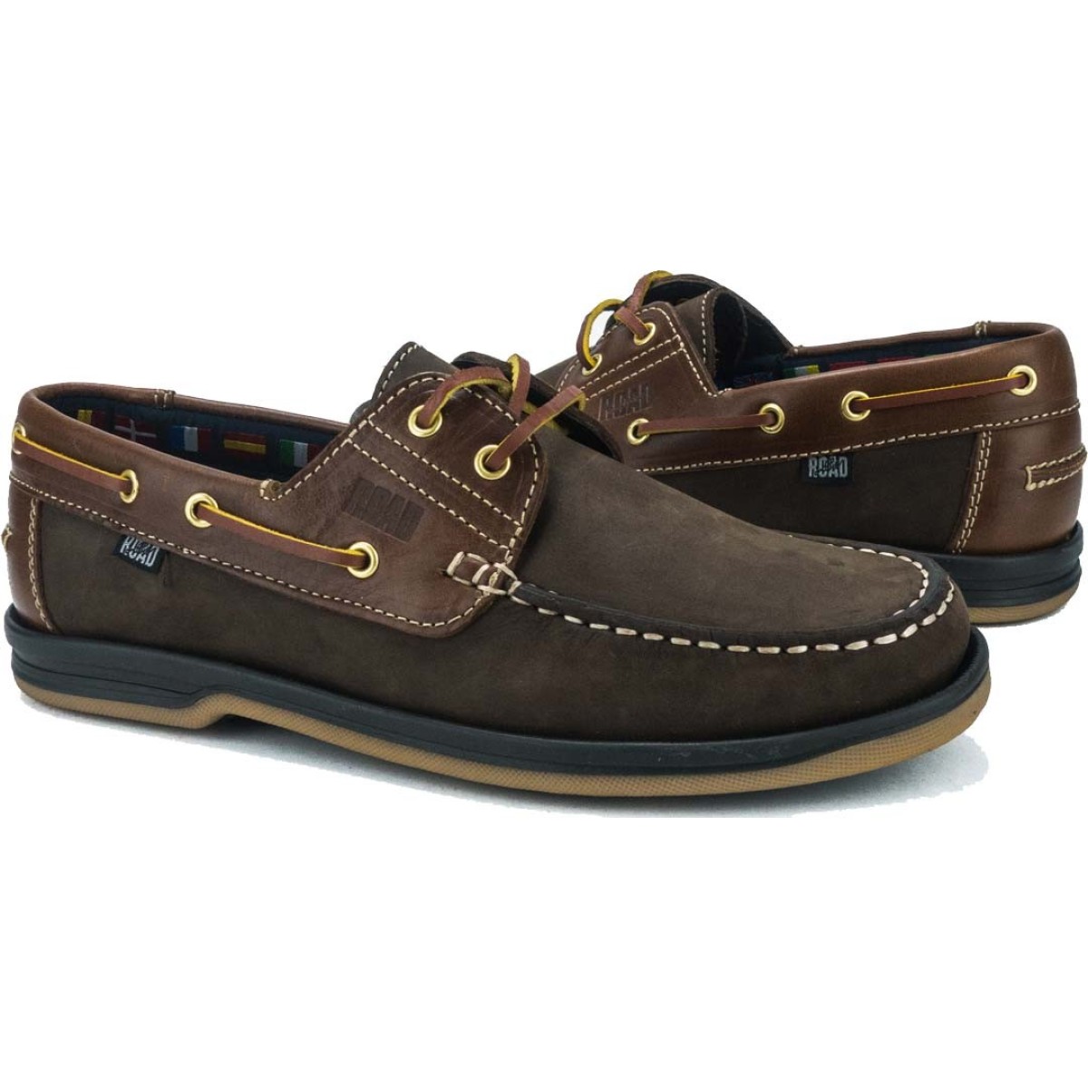 Road Footwear Ανδρικά Boat Δέρμα 10112 Καφέ Suede