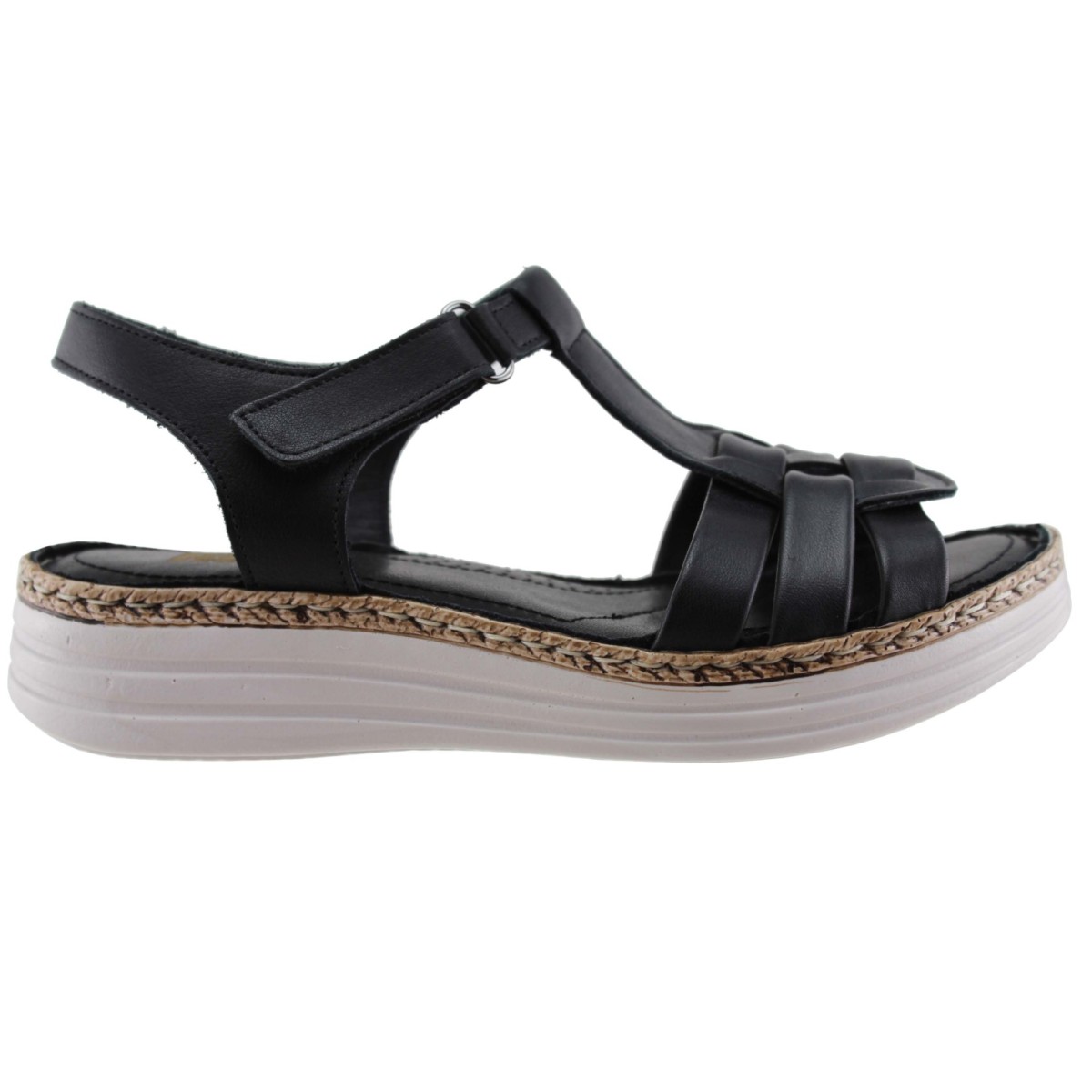 Road Shoes Γυναικεία Πέδιλα Πλατφόρμες Δέρμα 6116 Μαύρο Road Shoes Γυναικεία Πέδιλα Πλατφόρμες Δέρμα 6116 Μαύρο