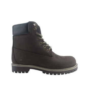Road Shoes Ανδρικά Μποτάκια Δέρμα 0565 Καφέ Σαμουά