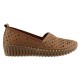 Road Shoes Γυναικεία Μοκασίνια Δέρμα 330-2 Ταμπά