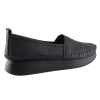 Road Shoes Γυναικεία Μοκασίνια Δέρμα 85L720 Μαύρο