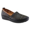 Road Shoes Γυναικεία Μοκασίνια Δέρμα 330-2 Μαύρο