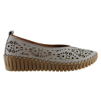 Road Shoes Γυναικεία Μοκασίνια Δέρμα 355 Πάγος