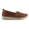 Road Shoes Γυναικεία Μοκασίνια Δέρμα 85L720 Ταμπά