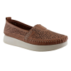Road Shoes Γυναικεία Μοκασίνια Δέρμα 85L720 Ταμπά