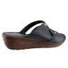 Road Shoes Γυναικεία Mules Δέρμα 12-258 Μαύρο