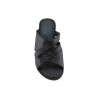 Road Shoes Γυναικεία Mules Δέρμα 12-258 Μαύρο
