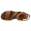 Road Shoes Γυναικεία Πέδιλα Πλατφόρμες Δέρμα 18-261 Ταμπά