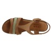 Road Shoes Γυναικεία Πέδιλα Πλατφόρμες Δέρμα 18-264 Ταμπά