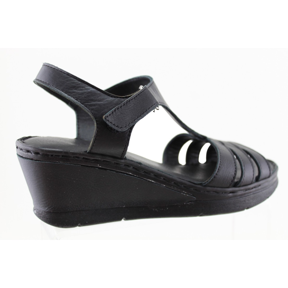 Road Shoes Γυναικεία Πέδιλα Πλατφόρμες Δέρμα 18-264 Μαύρο Road Shoes Γυναικεία Πέδιλα Πλατφόρμες Δέρμα 18-264 Μαύρο