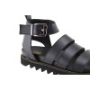 Road Shoes Γυναικεία Πέδιλα Δέρμα TOKYO 1 Μαύρο