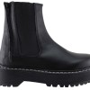 Road Shoes Γυναικεία Μποτάκια Δέρμα 6734 Μαύρο