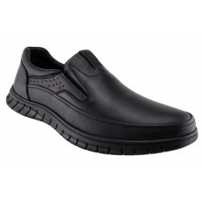 Road Shoes Ανδρικά Casual Δέρμα 10810 Μαύρο 