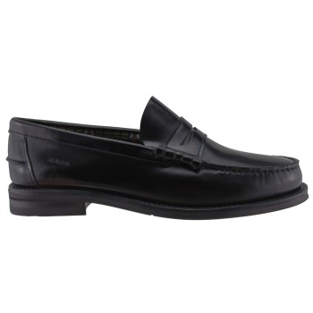 Road Footwear Ανδρικά Loafers Δέρμα SEBROAD Μαύρο Φλωρεντίκ