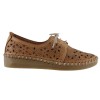 Road Shoes Γυναικεία Μοκασίνια Δέρμα 302-2 Ταμπά