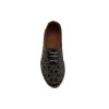 Road Shoes Γυναικεία Μοκασίνια Δέρμα 302-2 Μαύρο Γκρι