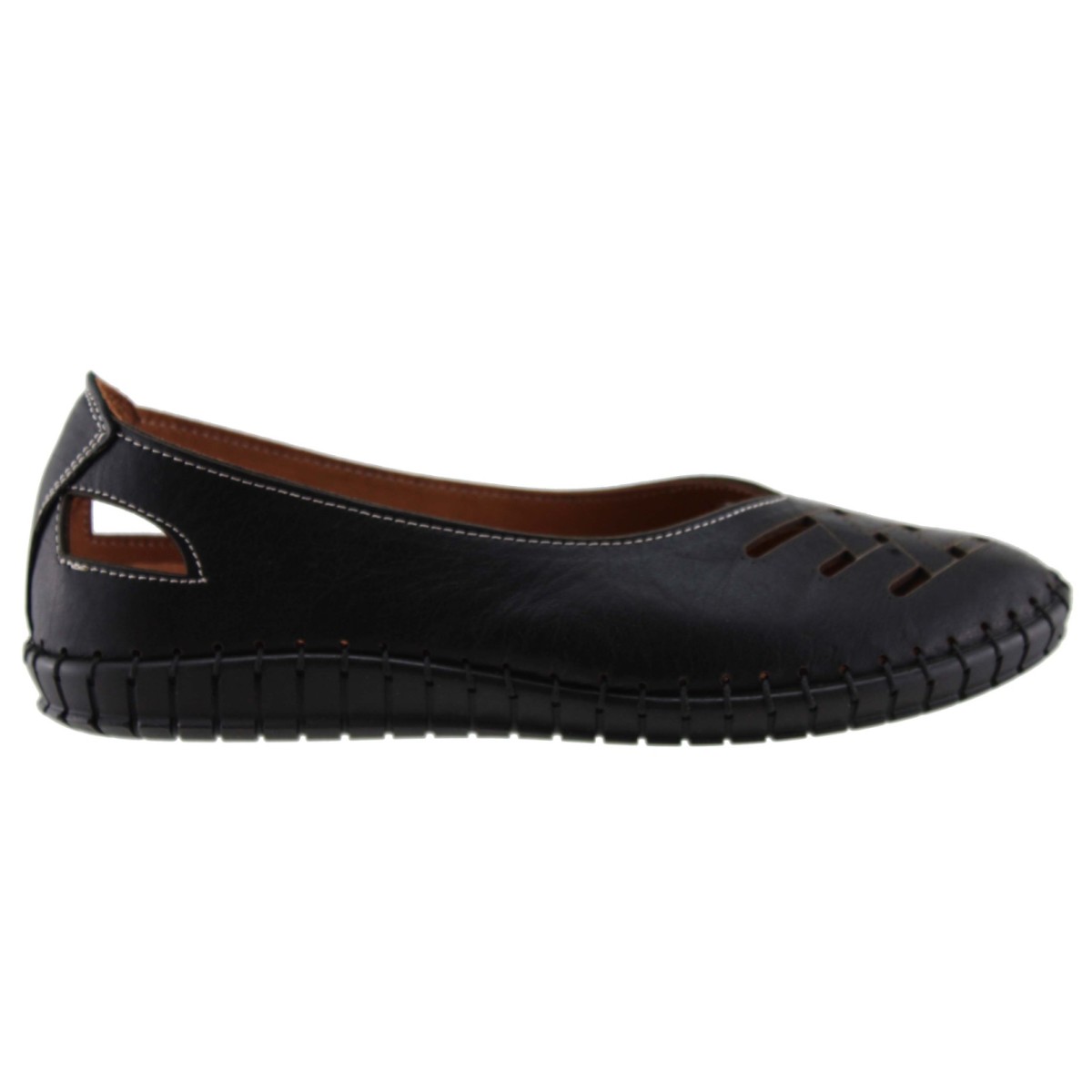 Road Shoes Γυναικεία Μοκασίνια Δέρμα 2014 Μαύρο