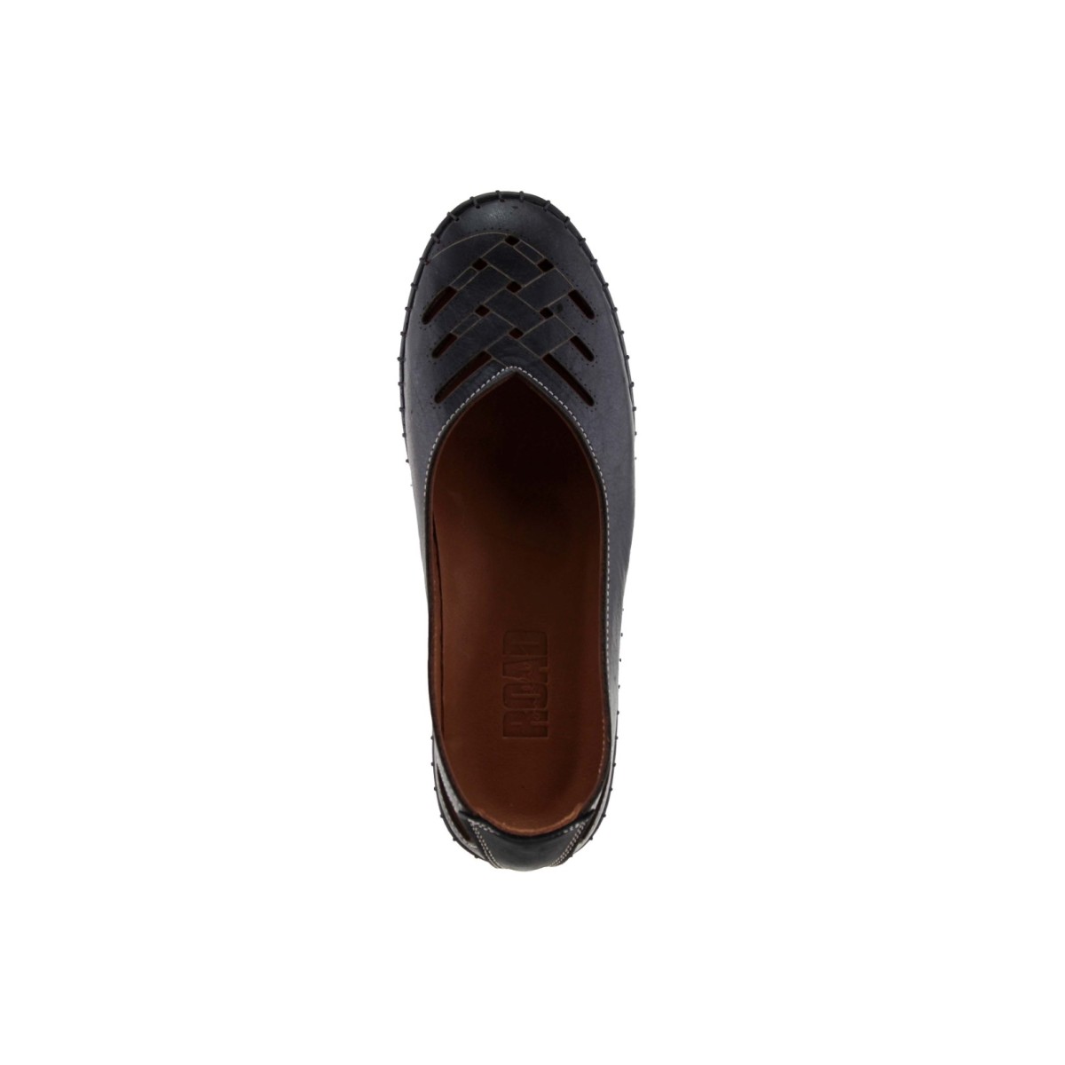 Road Shoes Γυναικεία Μοκασίνια Δέρμα 2014 Μαύρο