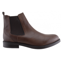 Parrotto Leather Shoes Ανδρικά Μποτάκια Δέρμα MH65H04 Καφέ