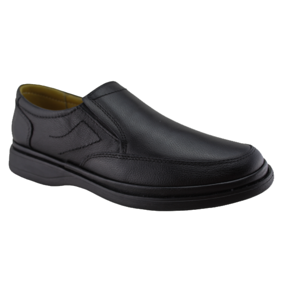 Road Footwear Ανδρικά Casual Δέρμα E120 Μαύρο Road Footwear Ανδρικά Casual Δέρμα E120 Μαύρο
