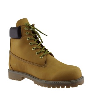 Road Shoes Ανδρικά Μποτάκια Δέρμα 0565 Κίτρινο Σαμουά