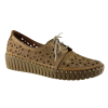 Road Shoes Γυναικεία Μοκασίνια Δέρμα 302-2N Ταμπά
