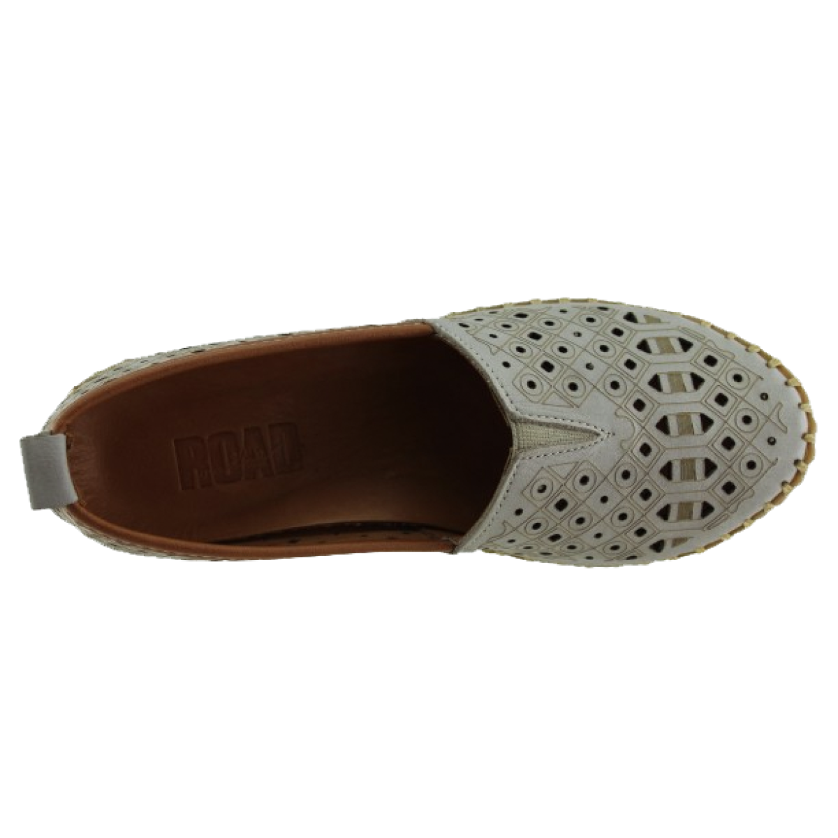 Road Shoes Γυναικεία Μοκασίνια Δέρμα 330-2 Γκρί