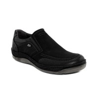 Road Shoes Ανδρικά Casual Δέρμα 16955 Μαύρο