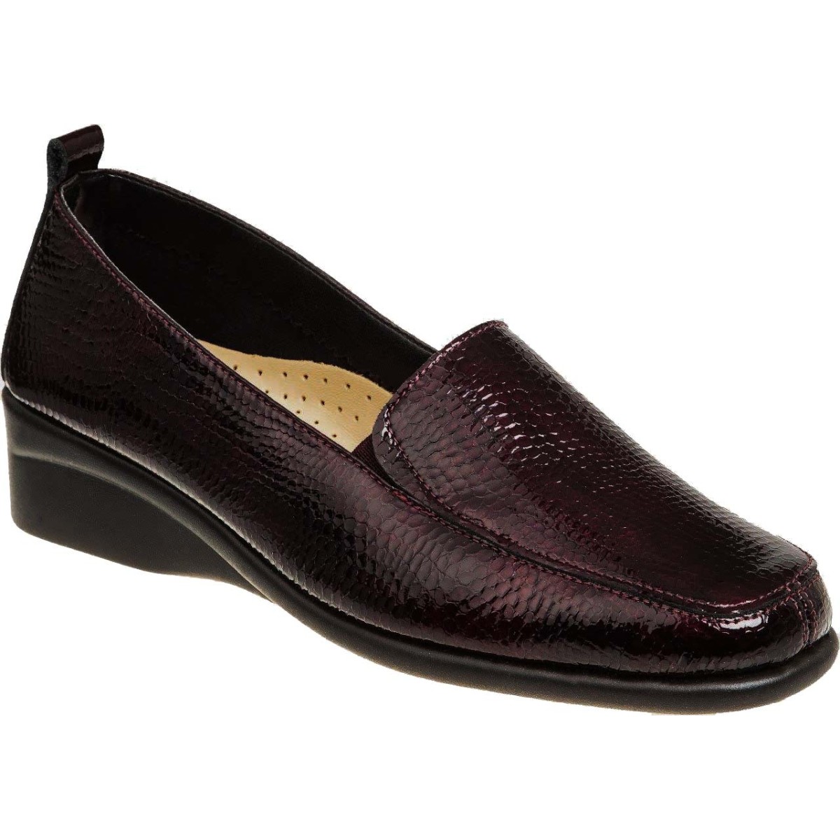 PUPILO CONFORT Γυναικεία Casual Δέρμα 697-23504 Mπορντώ Λουστρίνι PUPILO CONFORT Γυναικεία Casual Δέρμα 697-23504 Mπορντώ Λουστρίνι