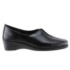 PUPILO CONFORT Γυναικεία Casual Δέρμα 697-23519 Mαύρο Λουστρίνι