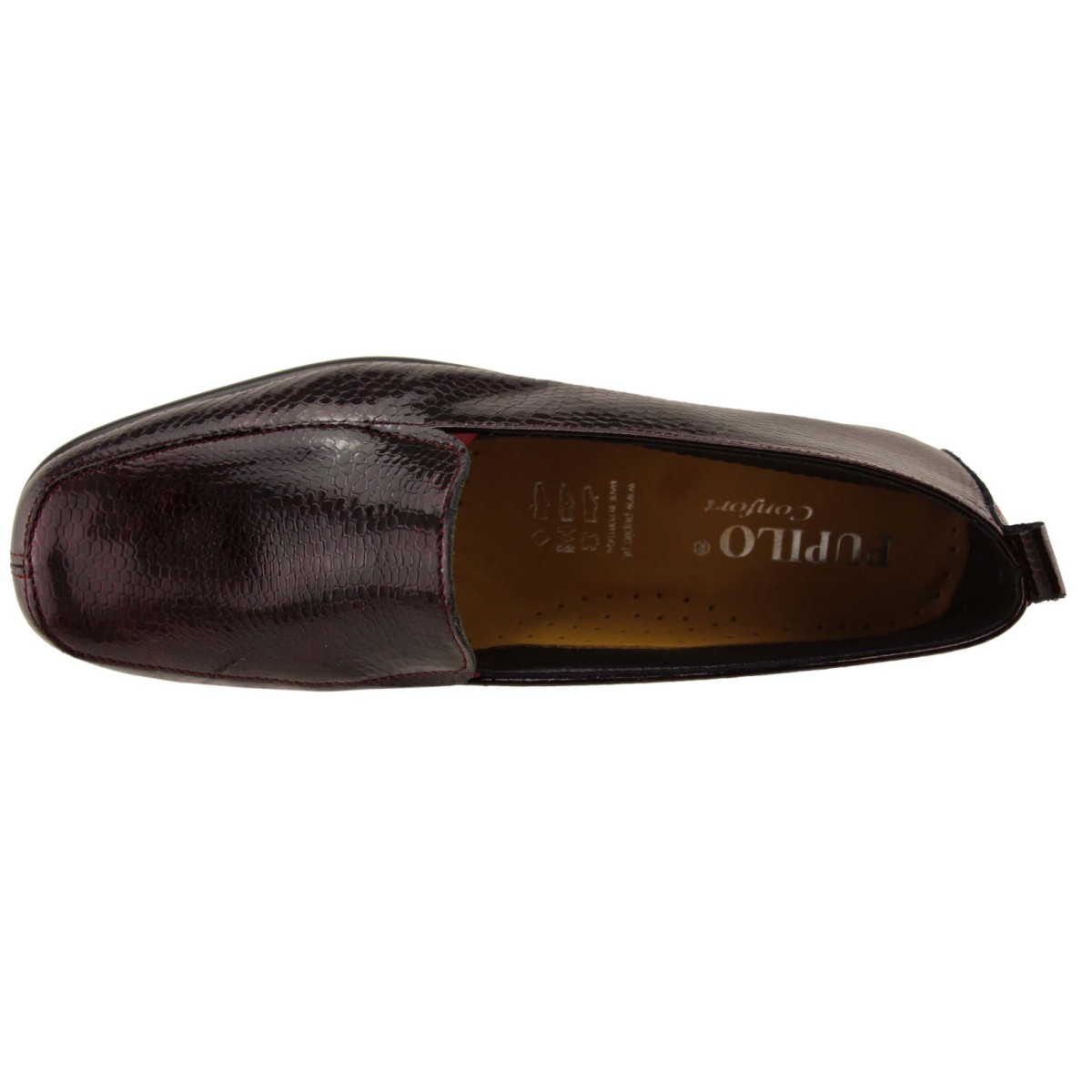 PUPILO CONFORT Γυναικεία Casual Δέρμα 697-23504 Mπορντώ Λουστρίνι PUPILO CONFORT Γυναικεία Casual Δέρμα 697-23504 Mπορντώ Λουστρίνι