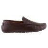 Parrotto Leather Shoes Ανδρικά Μοκασίνια Δέρμα FLD-03 Καφέ