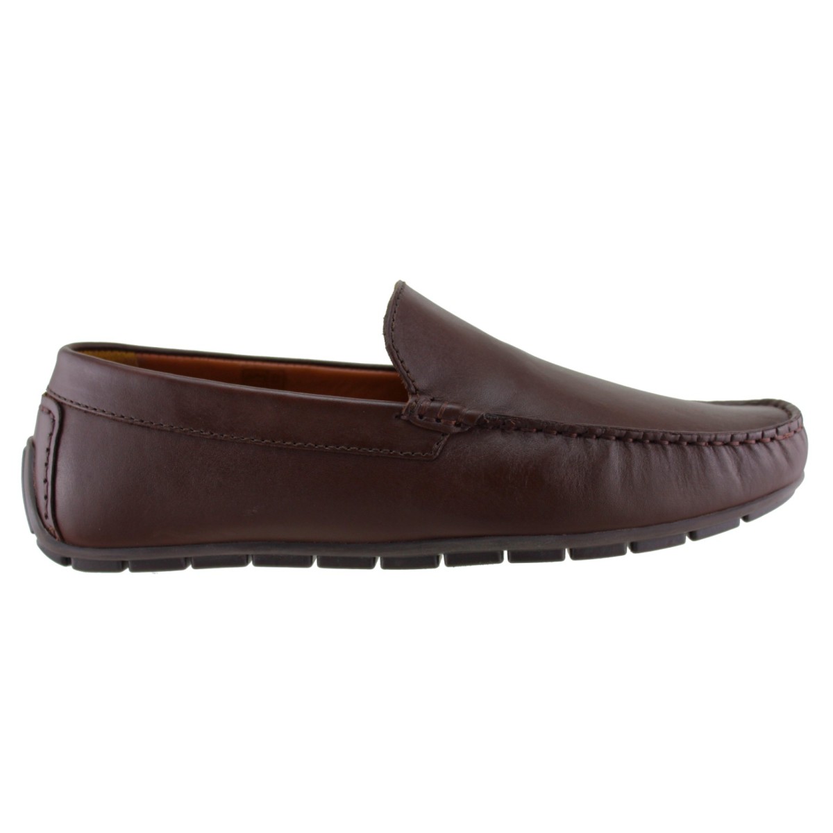 Parrotto Leather Shoes Ανδρικά Μοκασίνια Δέρμα FLD-03 Καφέ