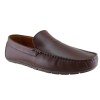 Parrotto Leather Shoes Ανδρικά Μοκασίνια Δέρμα FLD-03 Καφέ