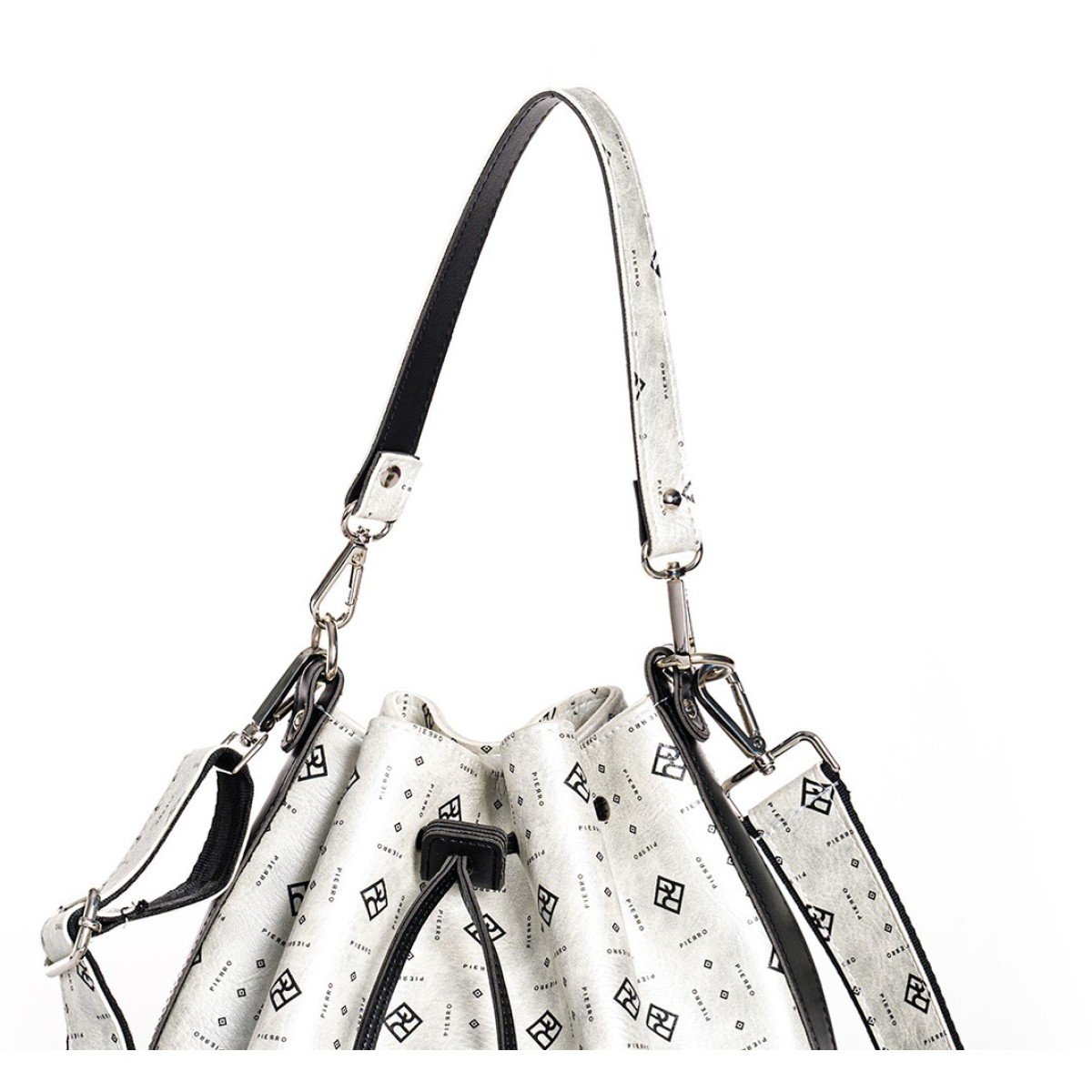 Pierro accessories Τσάντα Πουγκί 90400PM07 White