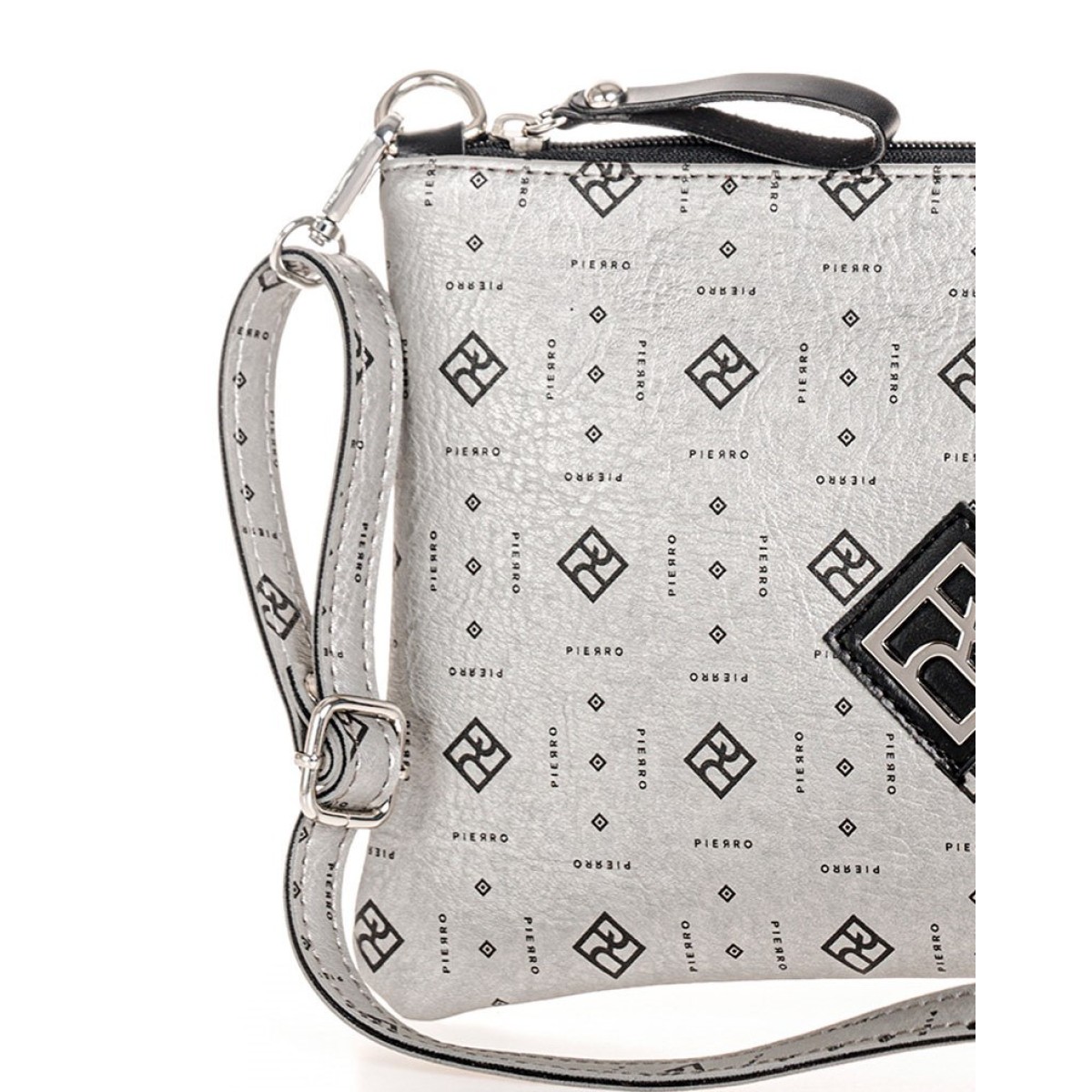 Pierro accessories Τσάντα Χιαστί 90653PM28 Steel