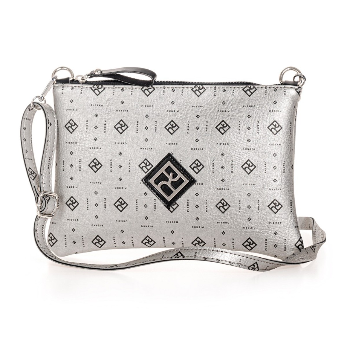 Pierro accessories Τσάντα Χιαστί 90653PM28 Steel
