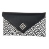 Pierro accessories Φάκελος Χειρός 90654CN07 White Black Satin