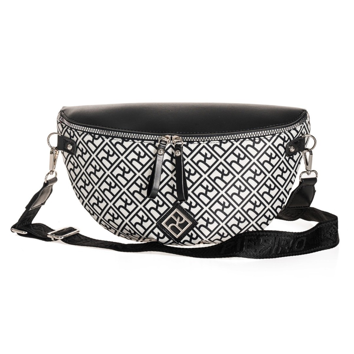 Pierro accessories Τσάντα Μέσης 90835CN07 White Black Pierro accessories Τσάντα Μέσης 90835CN07 White Black