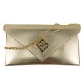 Pierro accessories Φάκελος Χειρός 90654SY24 Χρυσό