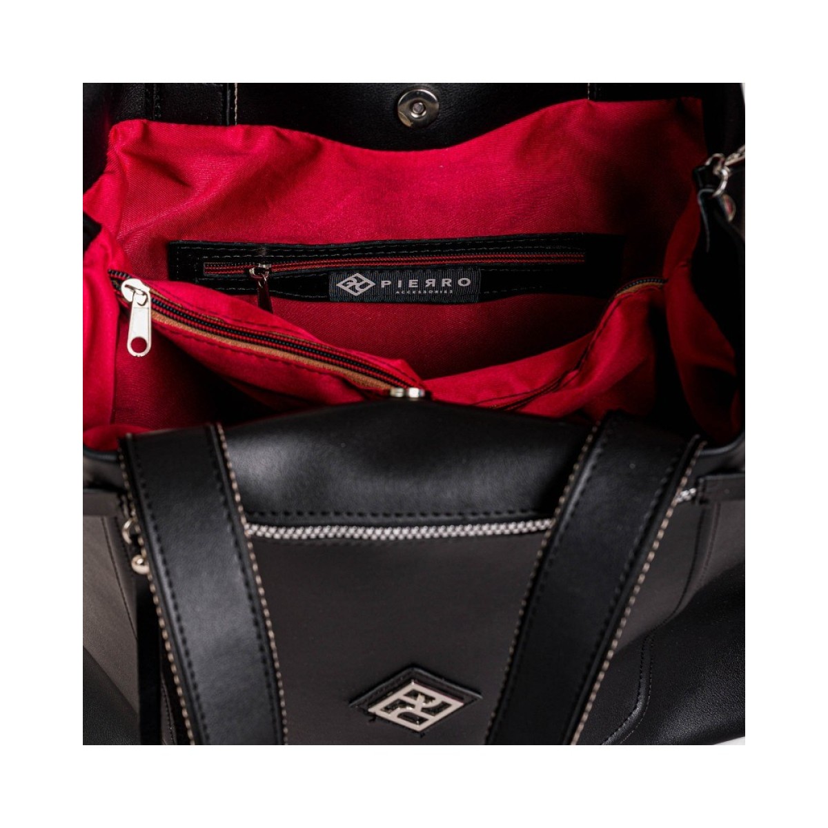 Pierro accessories Τσάντα Ωμου 90869LR01 Black Pierro accessories Τσάντα Ωμου 90869LR01 Black