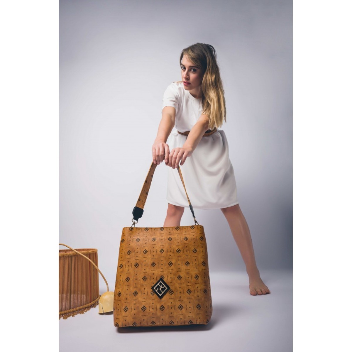 Pierro accessories Τσάντα Ωμου 90788PM11 Tabac