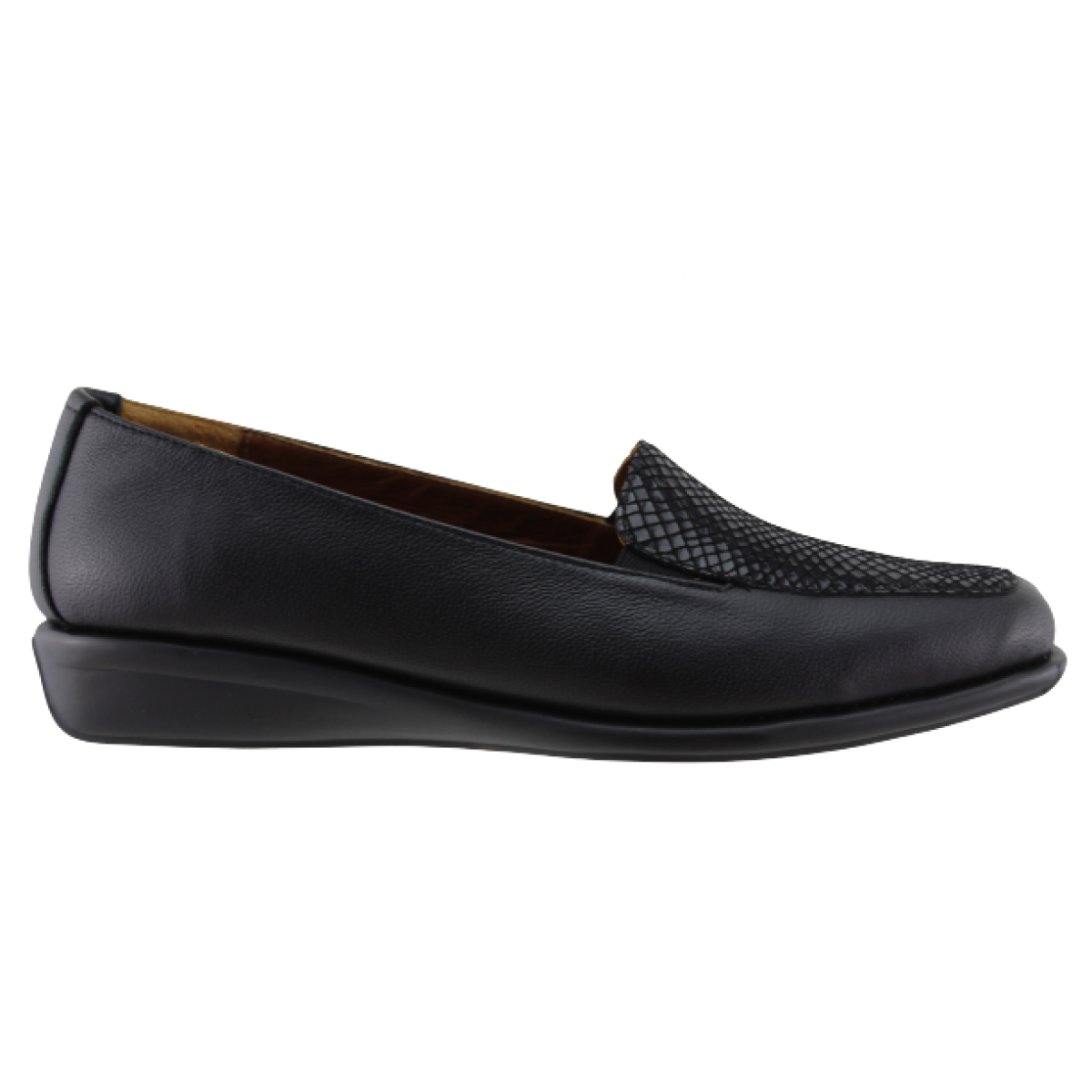 Relax anatomic Γυναικεία Casual Δέρμα 2633 Mαύρο
