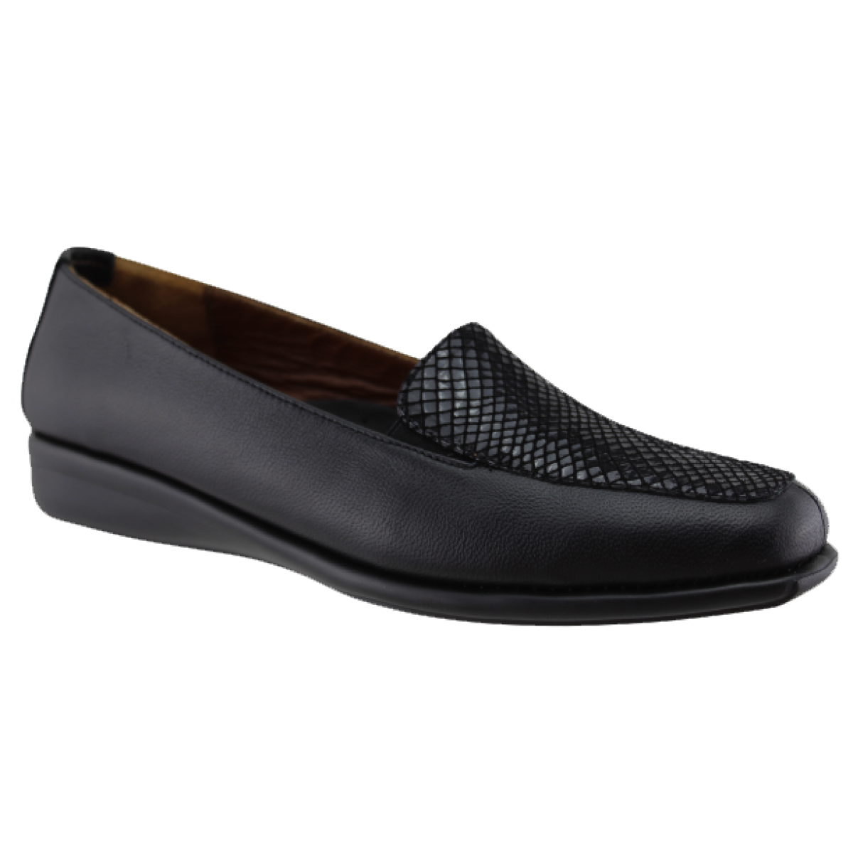 Relax anatomic Γυναικεία Casual Δέρμα 2633 Mαύρο
