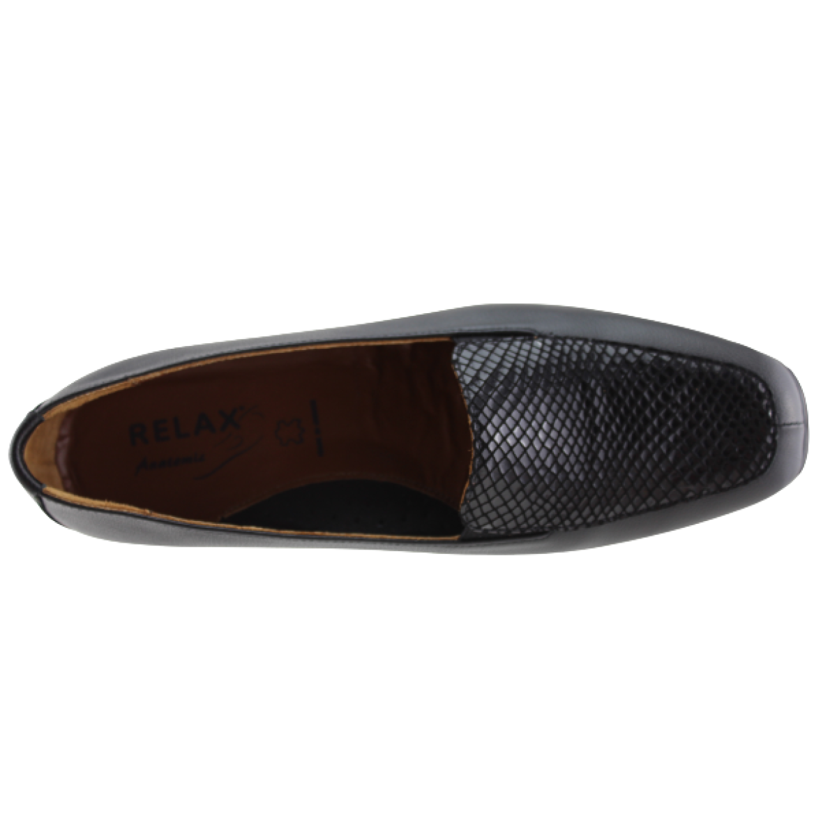 Relax anatomic Γυναικεία Casual Δέρμα 2633 Mαύρο