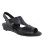 Relax anatomic Γυναικεία Πέδιλα Δέρμα 10172-118 Μαύρο