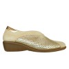 Relax anatomic Γυναικεία Casual Δέρμα 4360 Μπέζ Χρυσό