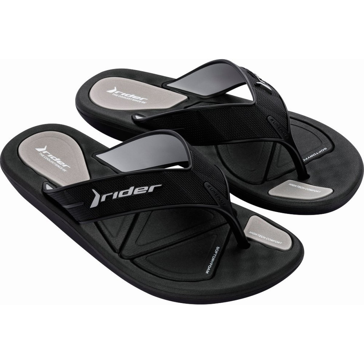 Rider Ανδρικές Σαγιονάρες 780-25001 (11315-BD266) Μαύρο Γκρι Rider Ανδρικές Σαγιονάρες 780-25001 (11315-BD266) Μαύρο Γκρι