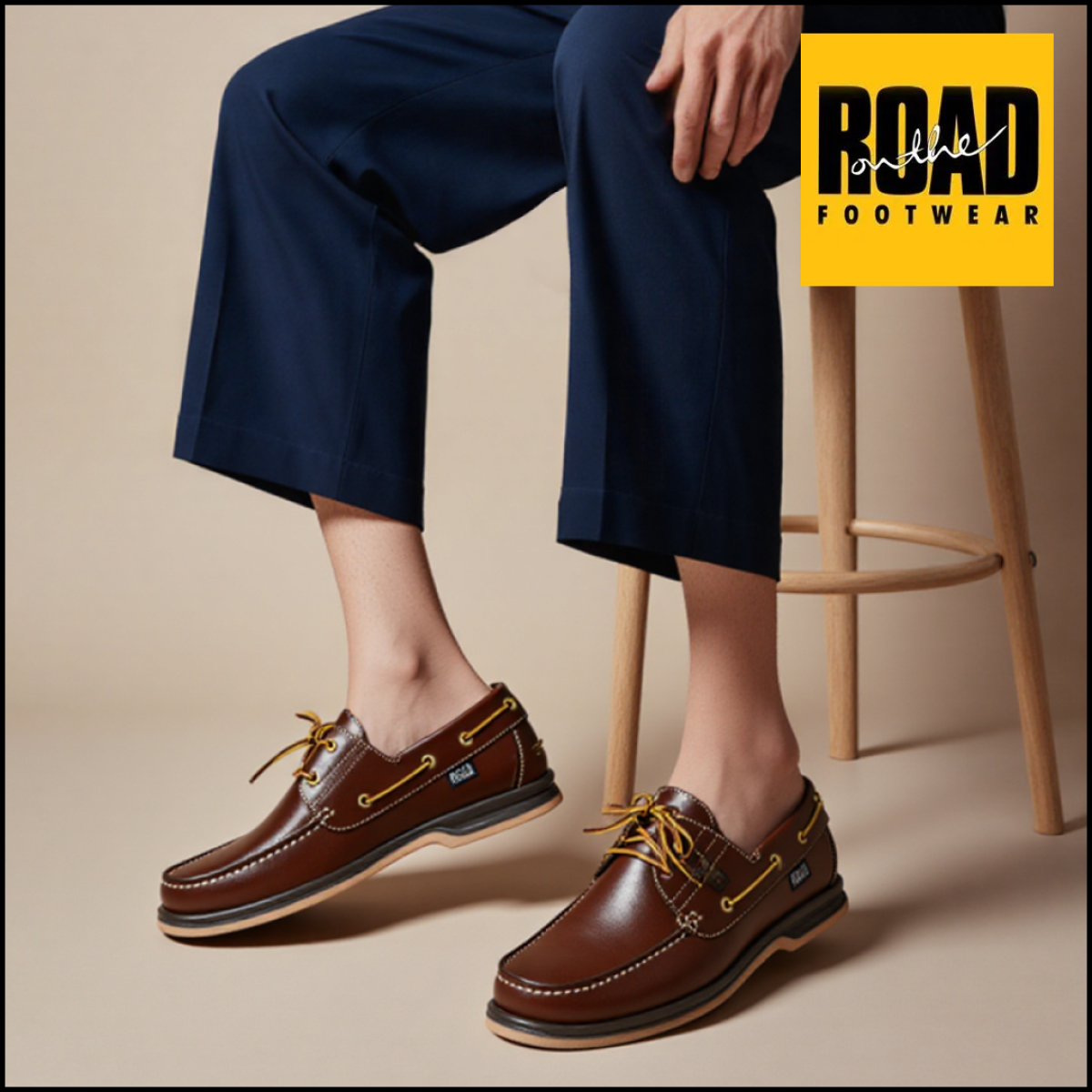 Road Footwear Ανδρικά Boat Δέρμα 10112 Καφέ Suede