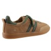 Road Footwear Γυναικεία Sneakers Δέρμα 25510 Μπεζ Πράσινο